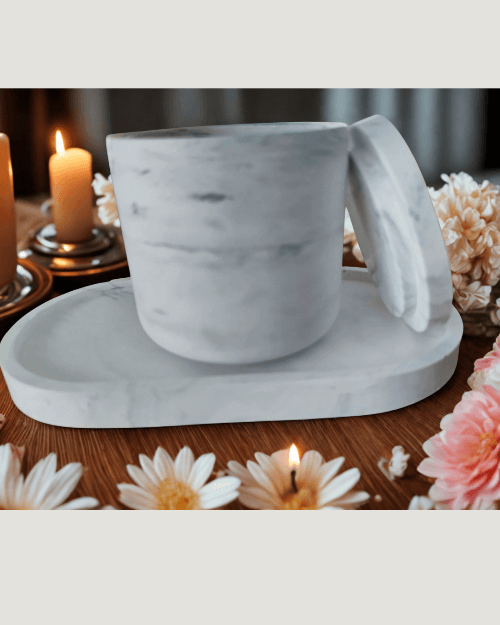 Bougie parfumée saisonnière, senteur Éclat d’Automne, en cire végétale et sans CMR