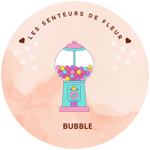 Fondant Parfumé Bubble-Gum - Plaisir Gourmand ,forme colorée et ludique