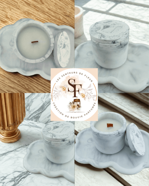 Bougie Gaïa-Artisanat raffiné