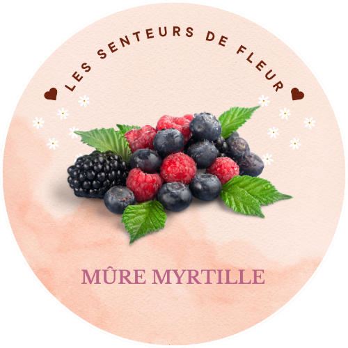 Fondant parfumé -Mûre Myrtille - Parfum fruité et sucré
