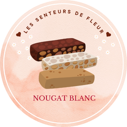 Fondant parfumé - Nougat Blanc- Parfum sucré et gourmand
