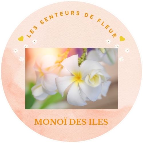 Fondant parfumé en cire de soja, senteur Monoï des Îles, avec des notes solaires et exotiques.