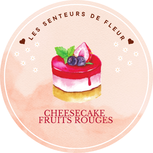 Fondant parfumé- Cheesecake Fruits Rouges transforme votre intérieur avec une ambiance gourmande et chaleureuse