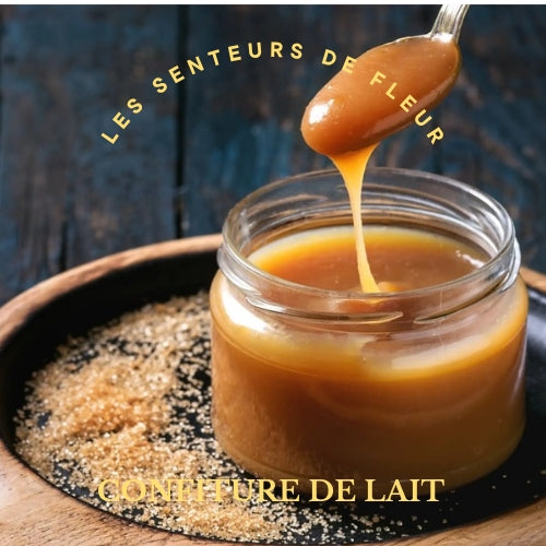 Fondants parfumés artisanaux à la confiture de lait sur tissu doux