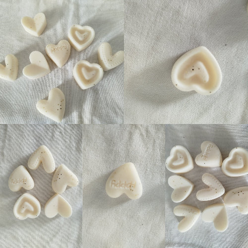 Cœurs Fondants parfumés - 15 g de douceur, cœurs en cire artisanaux pour embaumer votre intérieur.