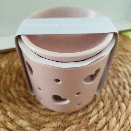 Brûleur en Céramique avec Motifs Cœur finition soignée.