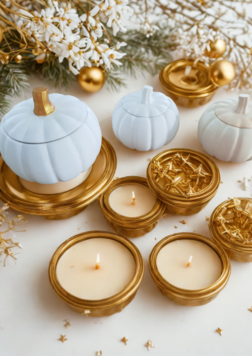 Ambiance Cocooning – Décoration d’Automne avec la Bougie - Citrouille - Enchantée