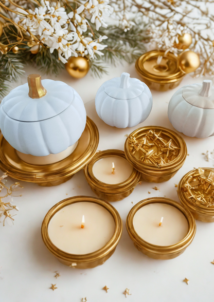 Ambiance Cocooning – Décoration d’Automne avec la Bougie - Citrouille - Enchantée