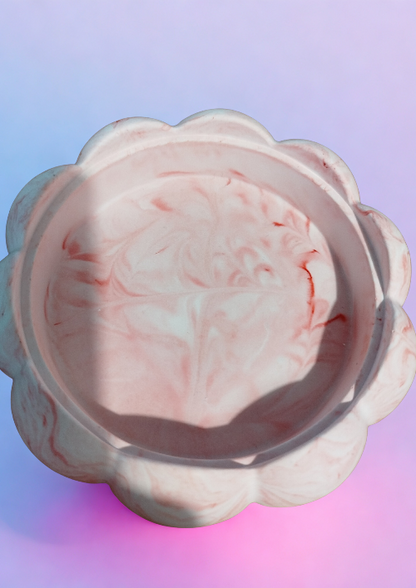 Marbella - vide-poches en résine minérale haut de gamme, finition mate et texture douce.