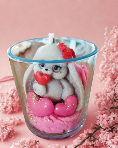 Bougie Lapinou Mon Doudou -150g décoration et ambiance cocooning