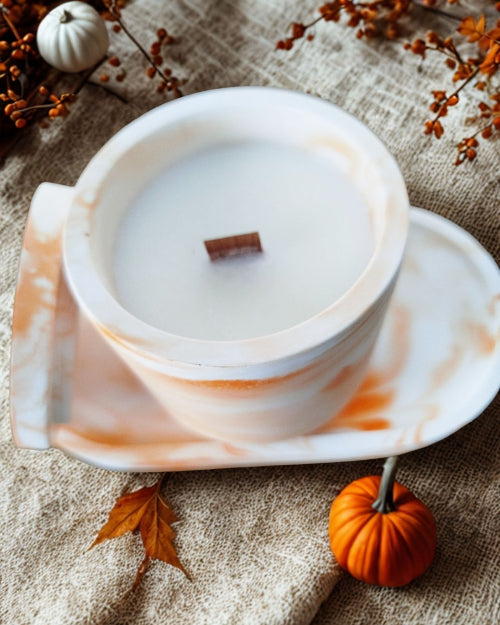 Bougie Souffle d’Érable , diffuseur de parfum sucré d’érable, ambiance chaleureuse »