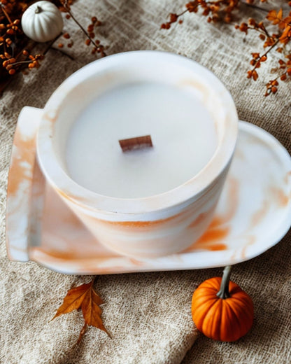 Bougie Souffle d’Érable , diffuseur de parfum sucré d’érable, ambiance chaleureuse »