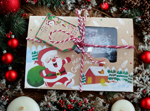 Box de 10 Fondants Parfumés – Édition Spéciale Senteurs de Noël avec design festif de Noël