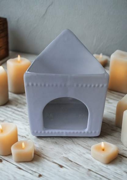 Brûleur de Fondants Parfumés Maison en Céramique, décoration chaleureuse et apaisante