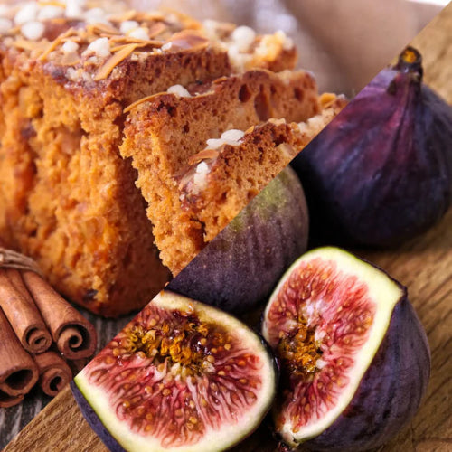 Fondant parfumé Pain d’épices et Figue en cire végétale senteur épicée et fruitée