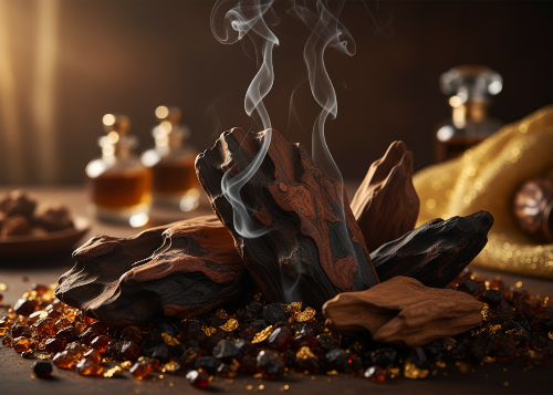 Fondant parfumé - Bois de Oud. note boisée et élégante