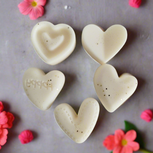 Coeurs fondants en cire végétale, parfaits pour parfumés votre intérieur
