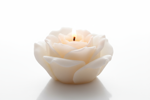 Rose Éternelle -Bougie Parfumée– Cadeau Parfumé et Élégant